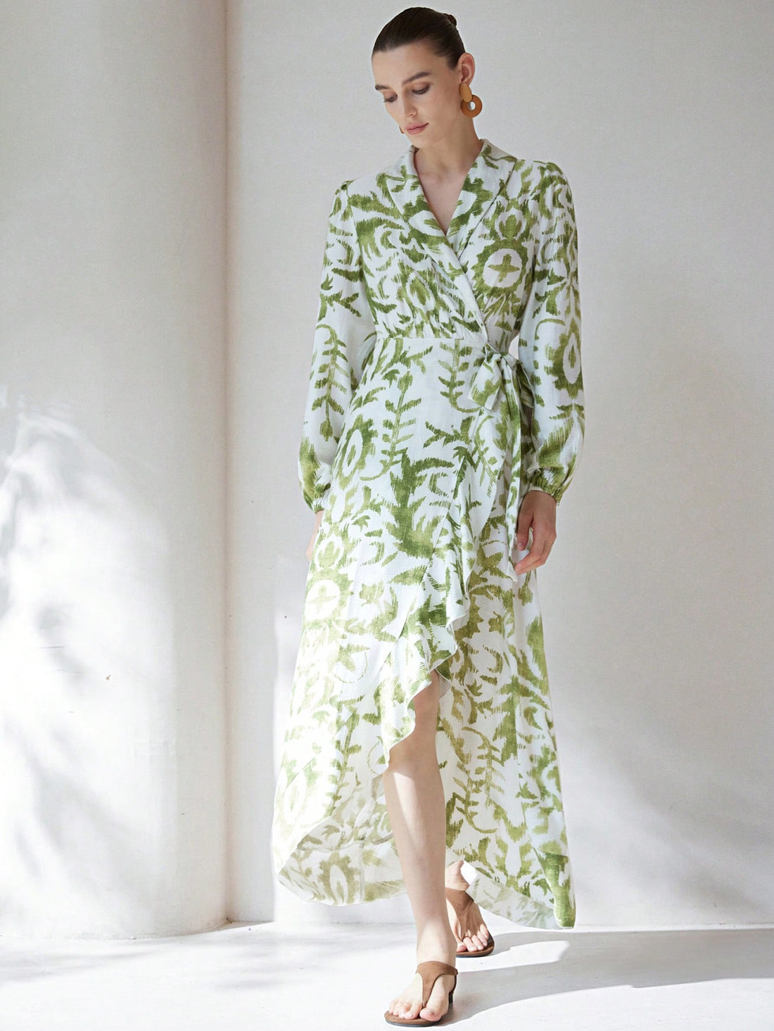 Step into a lush escape with the Women's Bamboo Knot Dress in Rainforest Mystery Green Plant Print. Crafted from soft bamboo fabric, this dress feels like a gentle breeze while showcasing vibrant tropical leaves. The stylish knot detail adds a fun twist that flatters every figure, making it perfect for both sunny strolls and moonlit adventures. Embrace nature's charm and effortless comfort all in one playful piece.