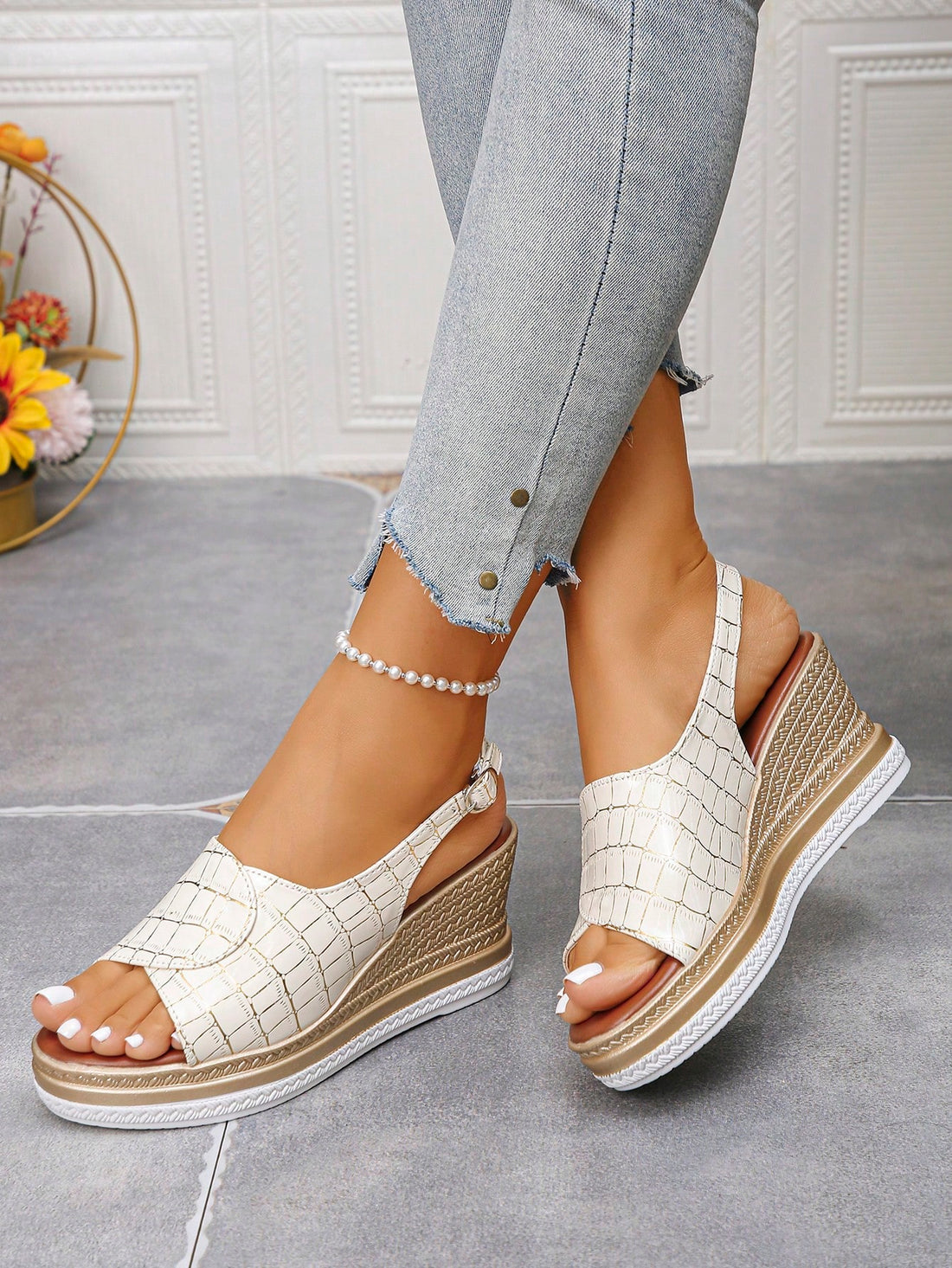 Step into summer with these Elegant Bohemian Platform Wedge Sandals, perfect for beach weddings and lively parties. Their stylish platform design adds height and comfort, letting you dance all night without a care. Embrace the carefree boho vibe while staying effortlessly chic wherever the sun takes you!