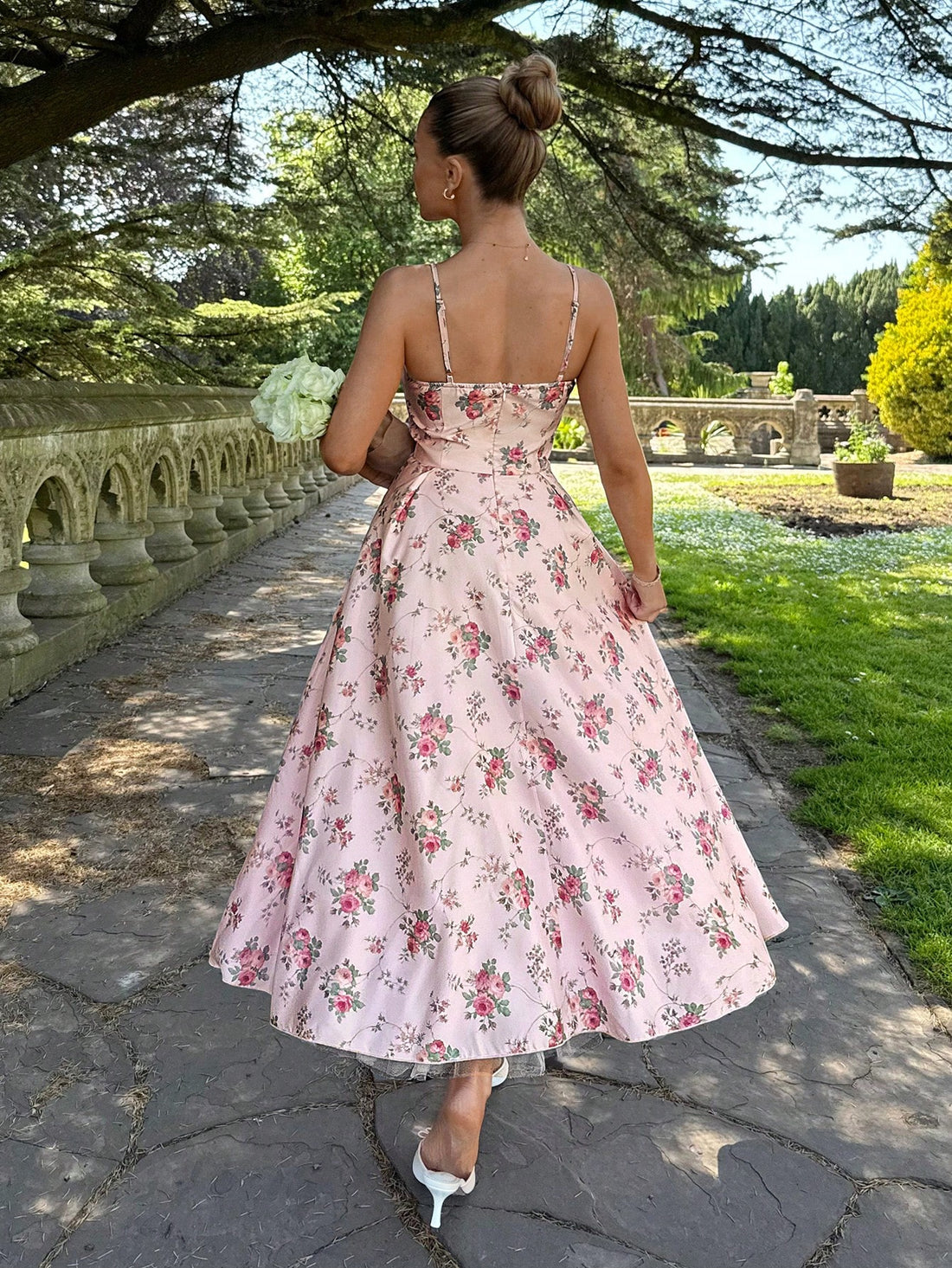 Twirl into summer with this enchanting floral print lace dress that's ready for anything—romantic dinners, tropical getaways, or leisurely afternoons sipping lemonade in the garden. The delicate lace detailing adds a touch of sophistication while the vibrant floral pattern brings joy and movement to every step. Whether you're dressing up for a special date or keeping it effortlessly chic at a garden party, this versatile piece transitions seamlessly from day to night. Lightweight and breathable, it's your n