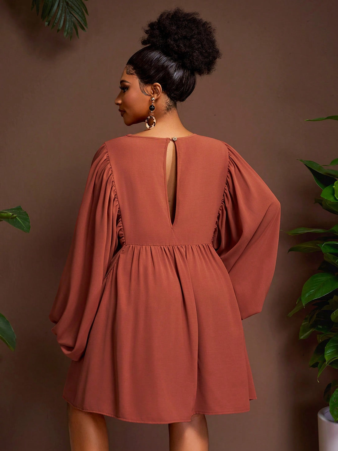 Step into effortless style with this Plus Size A-Line Dress designed for fun-filled beach days and vacation vibes. The casual button details and playful tie sleeves add a flirty touch, while the flowing A-line silhouette flatters every curve. Lightweight and breezy, it’s your go-to for sunshine and sea breeze, blending comfort with a splash of charm wherever you wander.