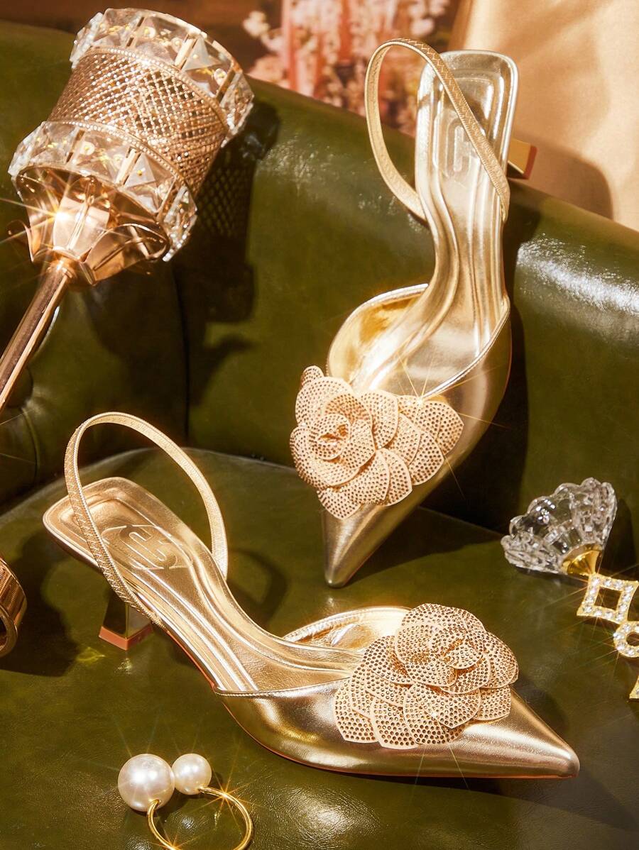 Close detail of Chic High Heel Shoes for Stylish Spring Parties and Prom Nights for high heel shoe style