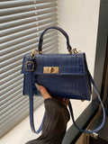 Image 5 - material detail of Stylish Mini Polka Dot PU Leather Clutch Handbag for Fashion-Forward Looks
