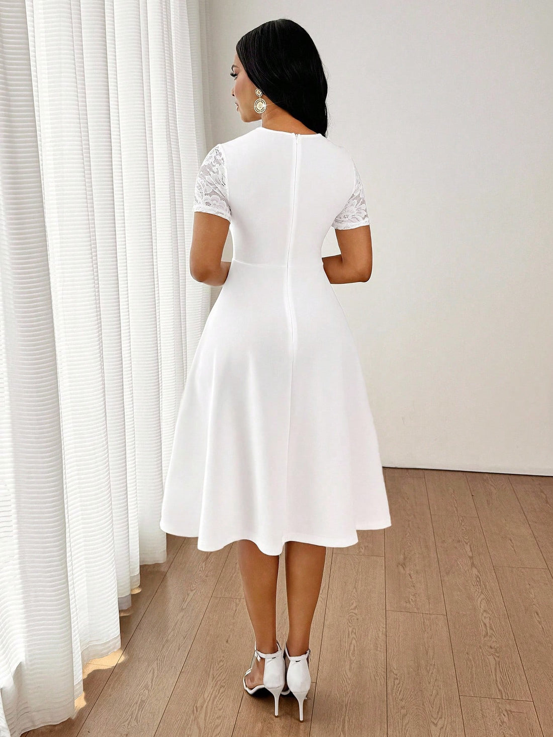 Step into the spotlight with this chic white graduation dress designed to shine at celebrations, weddings, or any festive occasion. Its elegant silhouette and crisp white fabric bring a fresh, radiant vibe to your special day. Feel confident and unforgettable as you celebrate milestones or dance the night away in effortless style.