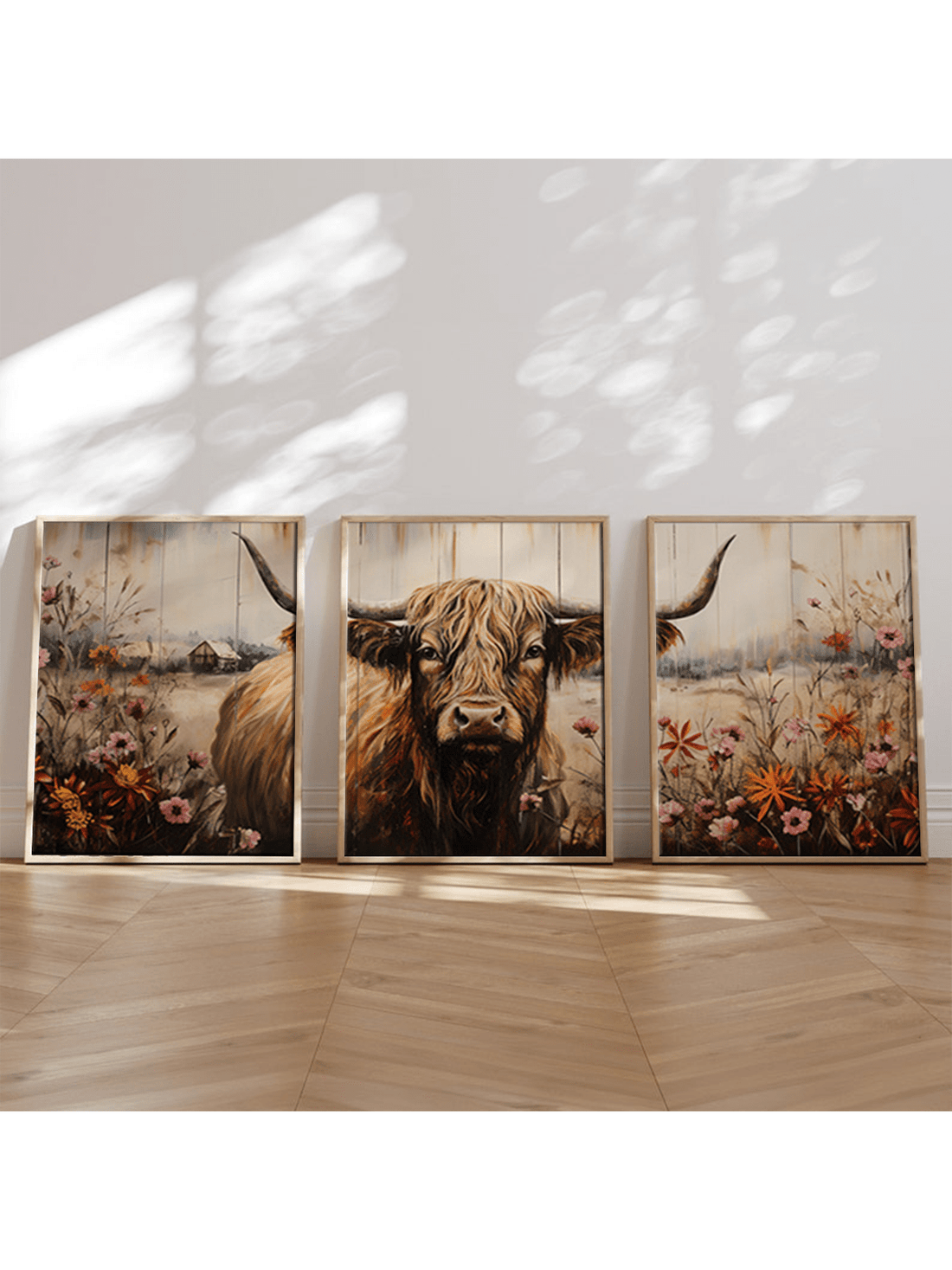 Bring a touch of rustic charm and cheeky countryside vibes to your space with this Vintage Scottish Highland Cow Canvas Art Set. Perfect for home or office, these playful prints capture the iconic shaggy cows in all their fluffy glory, adding warmth and character to any wall. Embrace farmhouse fun and let these gentle giants brighten your day with their timeless Highland spirit.