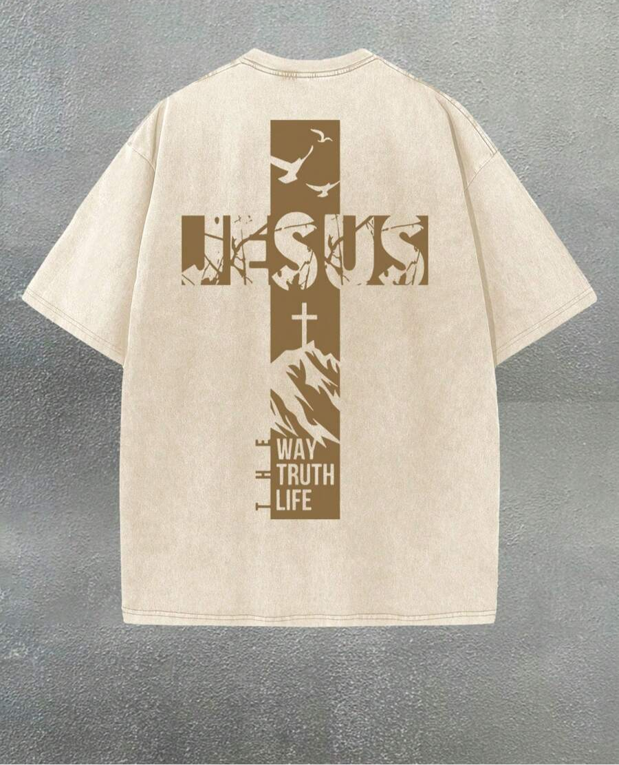 Step back into the Y2K era with this Retro Jesus Cross Print Cotton T-Shirt that’s as bold as it is comfy. Made for everyone, its soft cotton fabric keeps you cool while the iconic cross design adds a touch of street-style swagger. Whether you're gifting or grabbing one for yourself, this tee effortlessly blends nostalgia and casual flair for everyday wear.