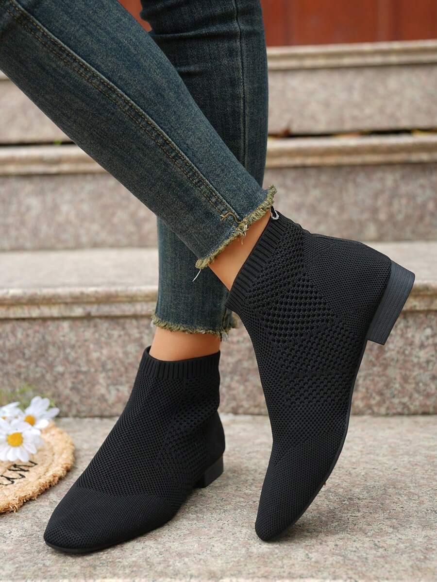 Step out in style with these trendy women's square toe ankle boots! Designed for comfort and breathability, they're perfect for breezy spring days and crisp autumn strolls. The chic square toe adds a modern twist, while the breathable material keeps your feet fresh all day long. Whether you're pairing them with jeans or a cute dress, these boots bring playful flair to any outfit!