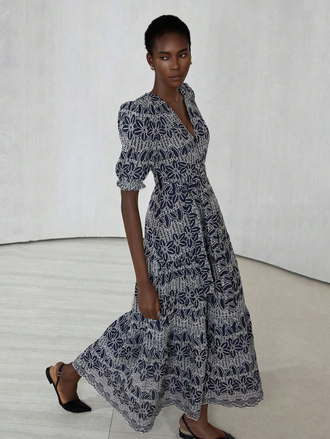 Embrace summer vibes with this Bohemian Embroidery Floral Print Dress. Featuring a flirty deep V-neck and whimsical petal sleeves, it’s perfect for sunny days and spontaneous adventures. The intricate floral embroidery adds a touch of artistry, making every step a breeze of style and comfort. Let your playful spirit shine effortlessly in this light, breezy dress made for carefree moments.