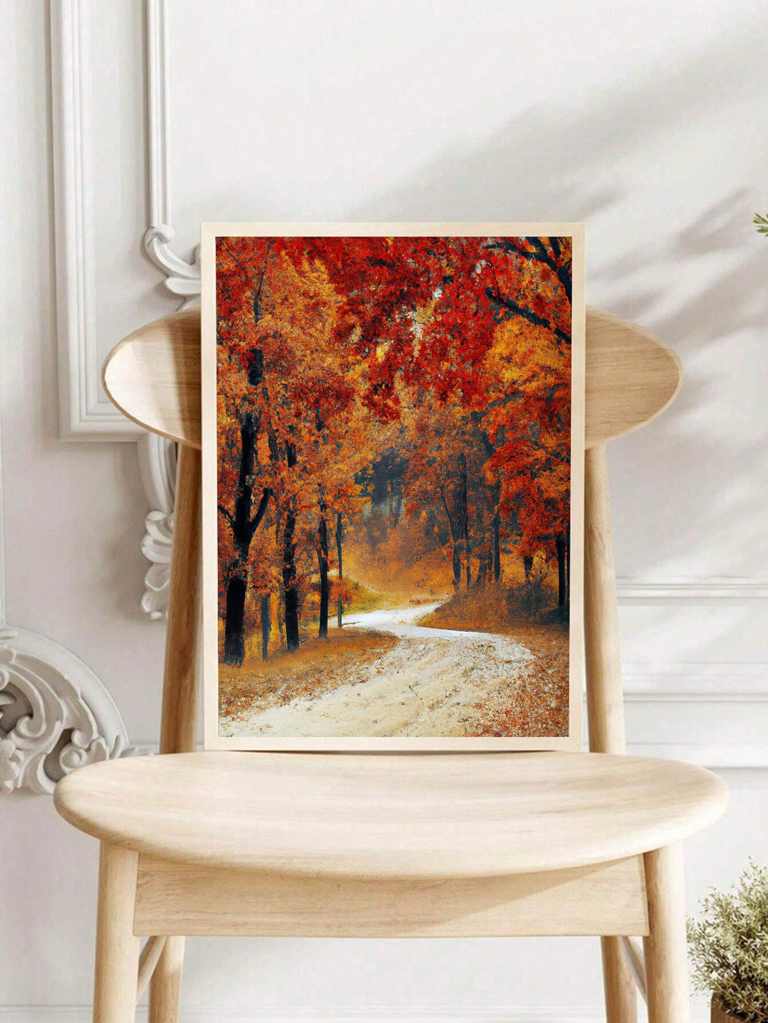 Step into the cozy charm of fall with this vibrant forest trail canvas, capturing autumn’s golden glow and crisp air. Perfect for brightening any home or studio, it brings a playful touch of nature right to your walls. Let the colorful leaves and winding path spark your imagination and set a joyful mood all season long.