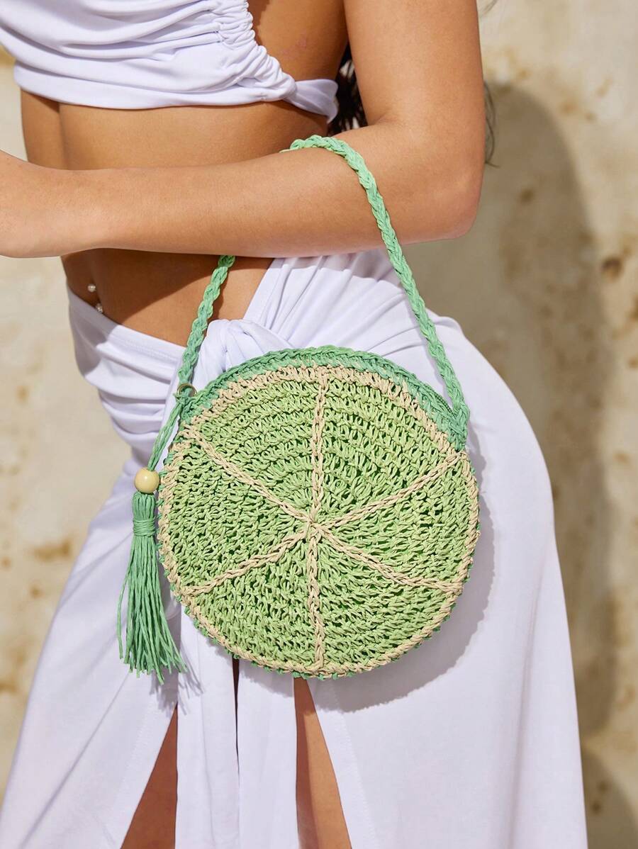 Brighten up your beach days with this playful lemon-shaped straw clutch! Crafted for summer fun, it’s the perfect companion to carry your essentials with a fresh, zesty twist. Lightweight and roomy enough for your phone, sunscreen, and sunglasses, this clutch adds a splash of sunshine to any outfit, making every outing feel like a sunny escape.