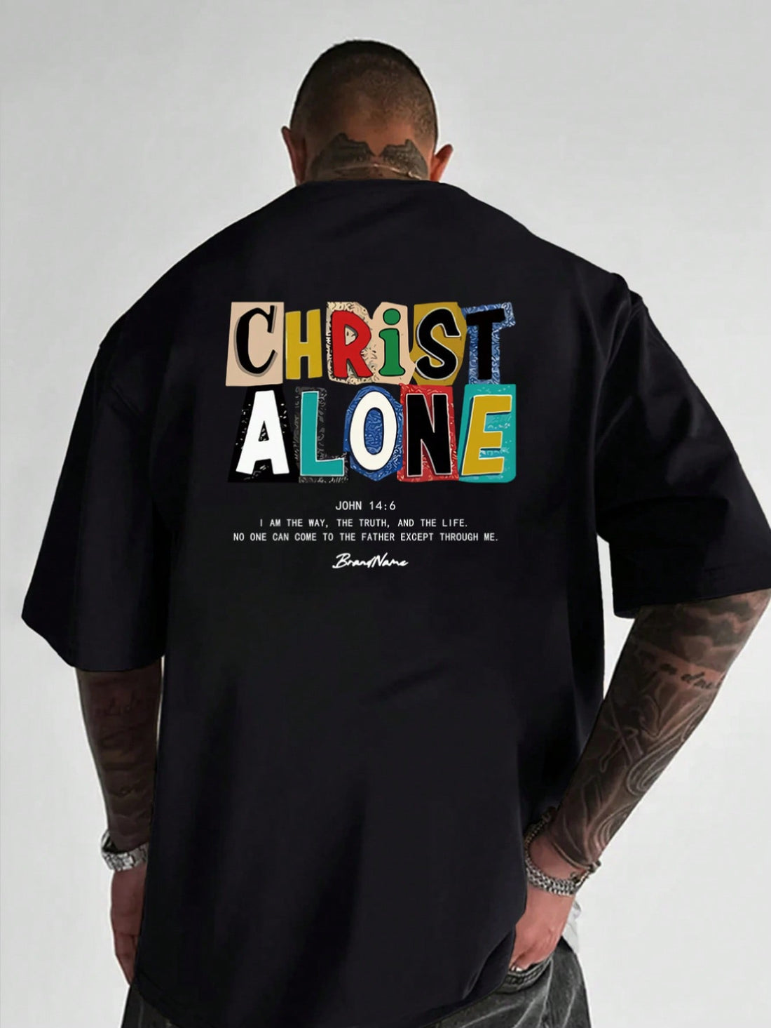 Celebrate your faith in style with this fun Unisex CHRIST ALONE Graphic T-Shirt! Made from 100% soft cotton, it’s comfy enough for everyday adventures or cozy moments at home. Whether you’re gifting a loved one or adding a statement piece to your wardrobe, this tee brings joy and inspiration wherever you go. Perfectly casual, refreshingly bold—wear your message loud and proud!