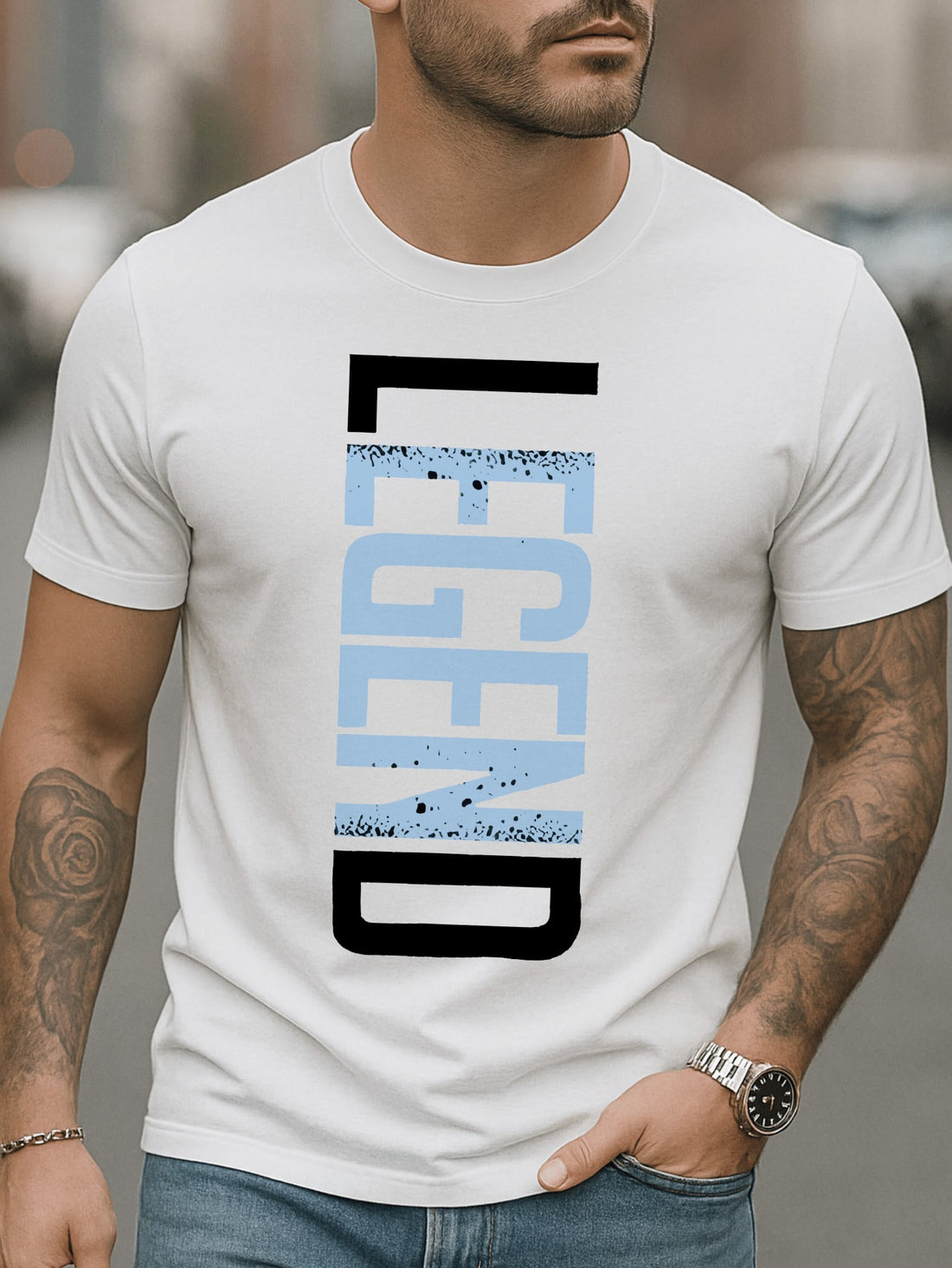 Step up your streetwear game with this unisex cotton tee featuring bold "LEGEND" typography and a dynamic splash design. Crafted for comfort and style, it’s perfect for those who want to make a confident, playful statement wherever they go.