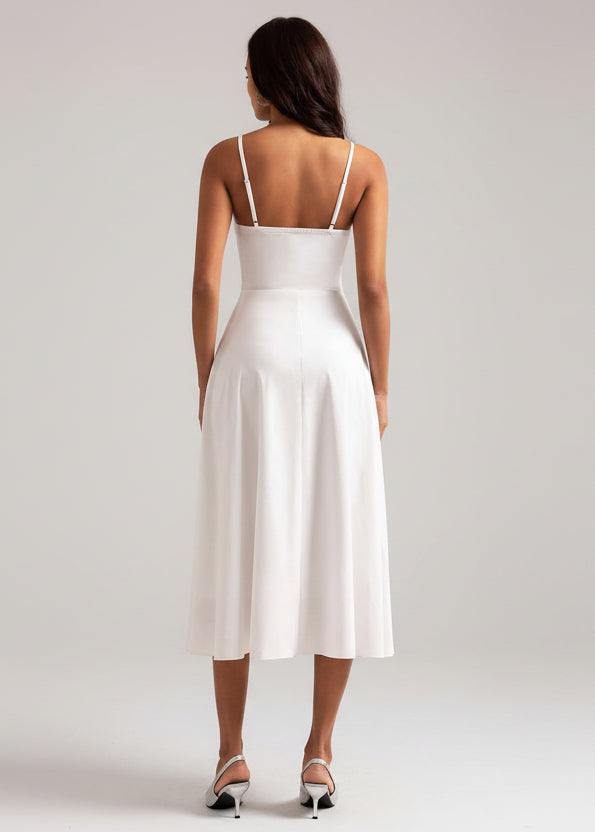 Slip into sophistication with this show-stopping sleeveless sling dress, where dimensional 3D florals steal the spotlight. Perfect for saying "yes" at weddings, dancing the night away at prom, or brunching in style, this dress transforms any occasion into a moment worth celebrating. The delicate sling straps and flowing silhouette create an effortlessly elegant look that turns heads without trying too hard. Whether you're the guest of honor or just there to have fun, this floral beauty ensures you'll feel c