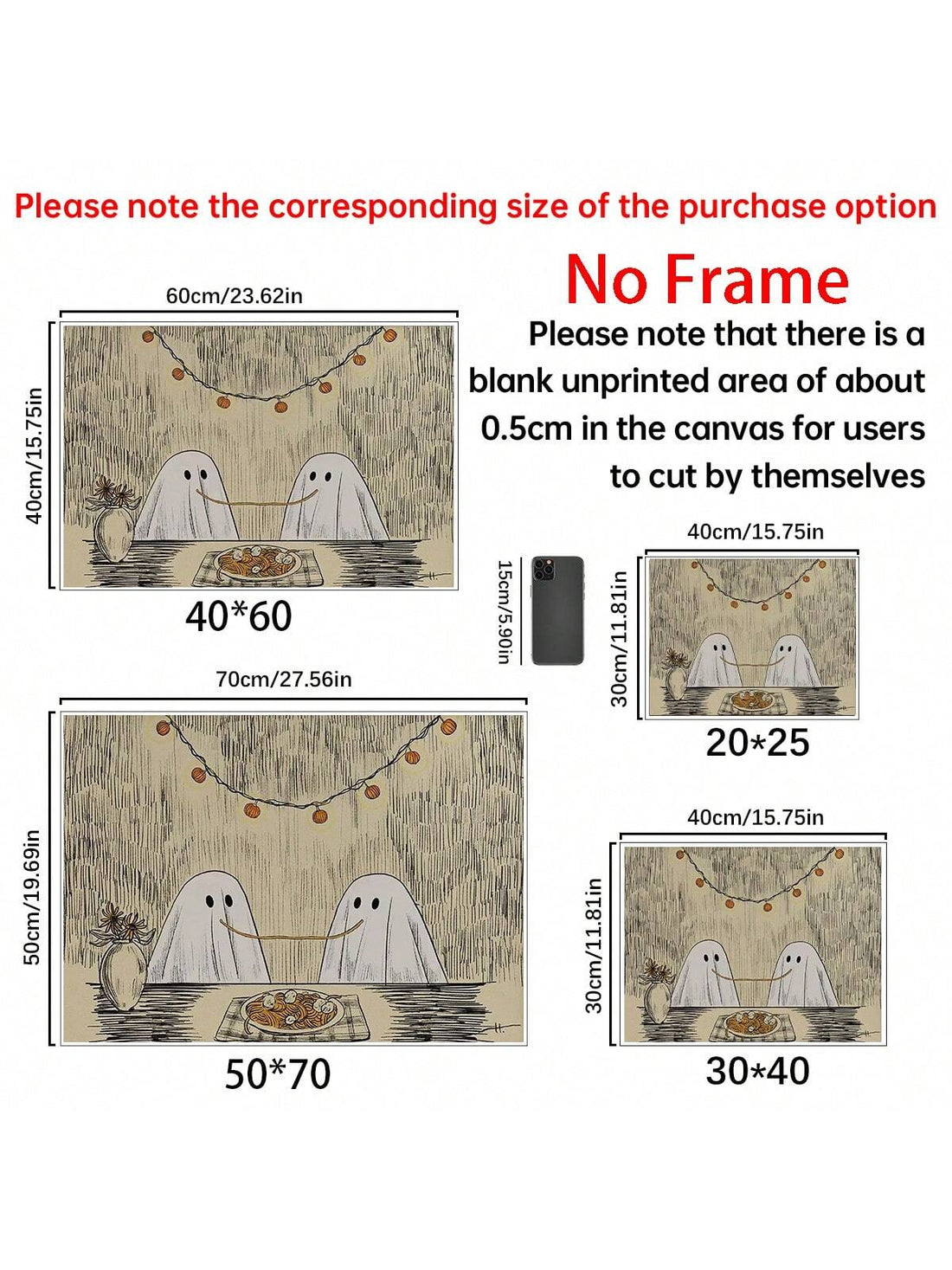 Add a dash of spooky fun to your kitchen with this Adorable Ghost Eating Noodles wall art. Featuring a charming ghost slurping noodles, this playful canvas print brings a unique twist to Halloween decor that’s both cute and quirky. Perfect for anyone who loves festive vibes with a side of whimsy, it effortlessly brightens your space while celebrating the season with style.