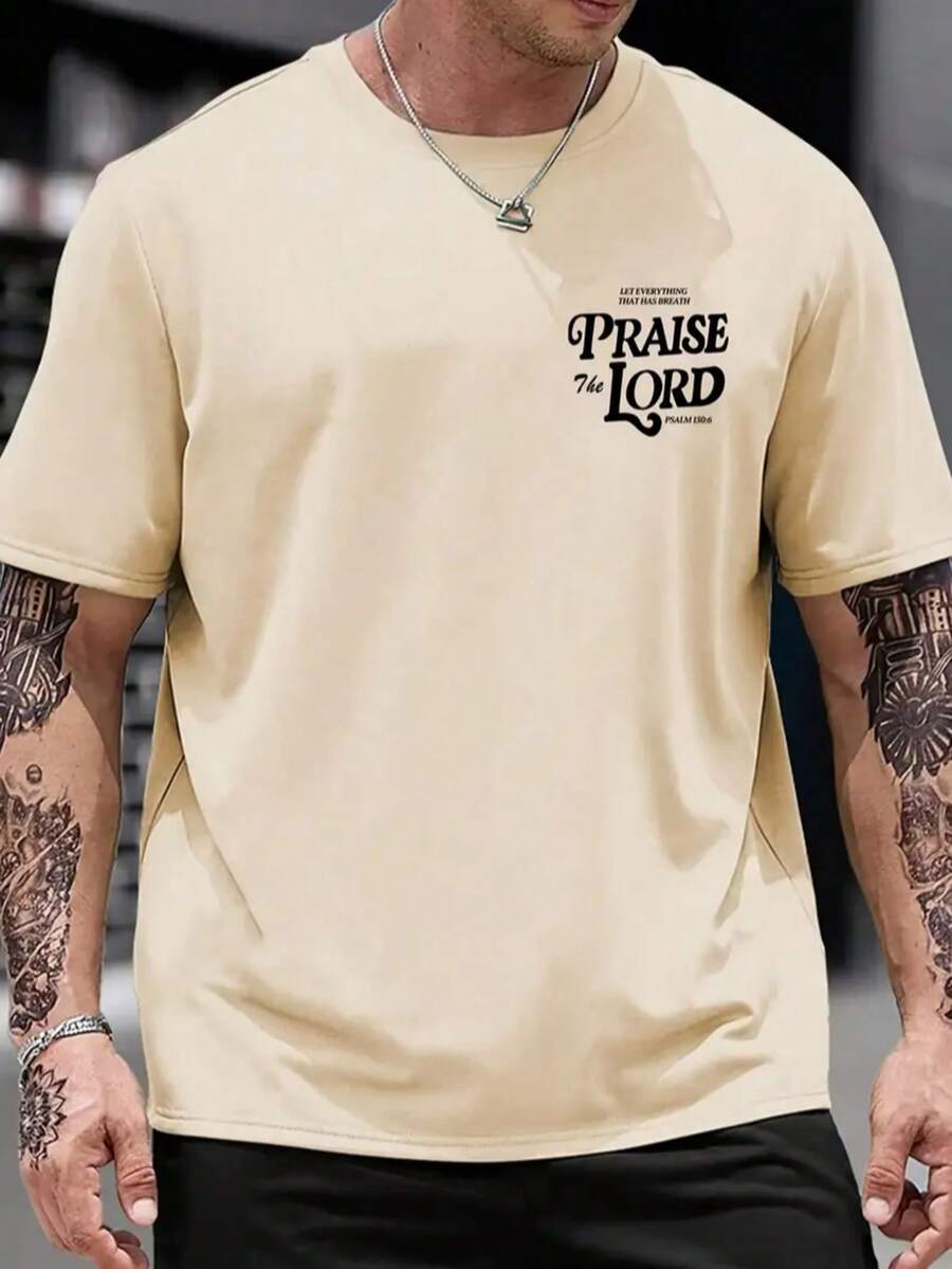 Exude Grace and Sophistication in Our Men's Versatile Minimalist Bible Psalm T-Shirt!

Experience the perfect fusion of spiritual inspiration and sharp, modern tailoring. This stunning Psalm-inspired t-shirt is meticulously designed for the man who values a high-fashion, "quiet luxury" aesthetic—the ultimate centerpiece for reflective Sunday gatherings, creative office environments, and sophisticated city strolls.

Iconic Minimalist Psalm Artistry: Featuring a masterfully curated, high-contrast typographic 