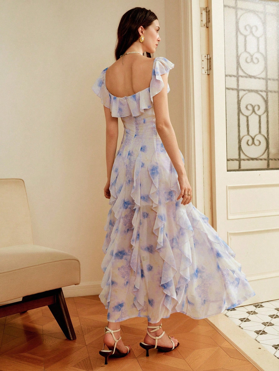 Bloom into summer with this stunning floral dress that's equal parts romantic and effortlessly chic. The cinched waist creates a flattering silhouette that celebrates your curves while the vibrant floral print brings instant personality to your warm-weather wardrobe. Perfect for garden parties, casual brunches, or those days when you want to feel absolutely fabulous without trying too hard. Slip it on and let the compliments flow!