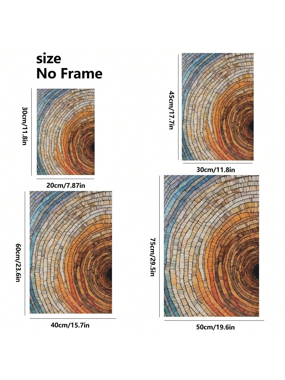 Add a splash of modern charm to any space with this abstract canvas art in soothing neutral tones. Its frameless design keeps things sleek and simple, while the waterproof finish means it’s ready for any room—be it your lively office or cozy living room. Easy to hang and impossible to ignore, this piece brings a playful yet sophisticated vibe to your walls.