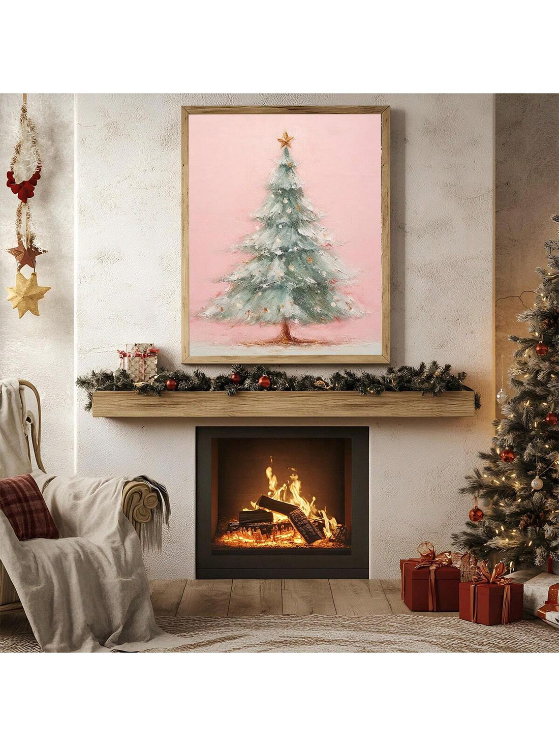 Add a touch of nostalgic charm to your holiday display with this delightful vintage pink Christmas tree frame. Perfect for shelf styling, mantelpiece arrangements, or as a standalone accent piece, this chic ornament brings retro elegance to any room. Its soft pink hue pairs beautifully with modern and traditional decor alike, making it an instant conversation starter during the festive season. Whether you're a vintage enthusiast or simply love a pop of color, this whimsical frame captures the magic of holid