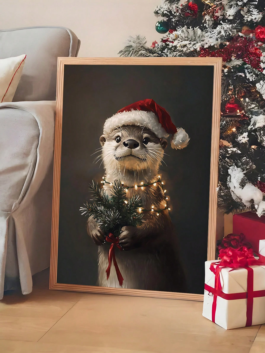 Bring festive cheer with this charming Highland Cow Christmas Art Print. Perfectly blending rustic farmhouse warmth and dark academia mystery, it adds playful holiday spirit to any space. Its whimsical design makes your walls smile while celebrating the season in style.