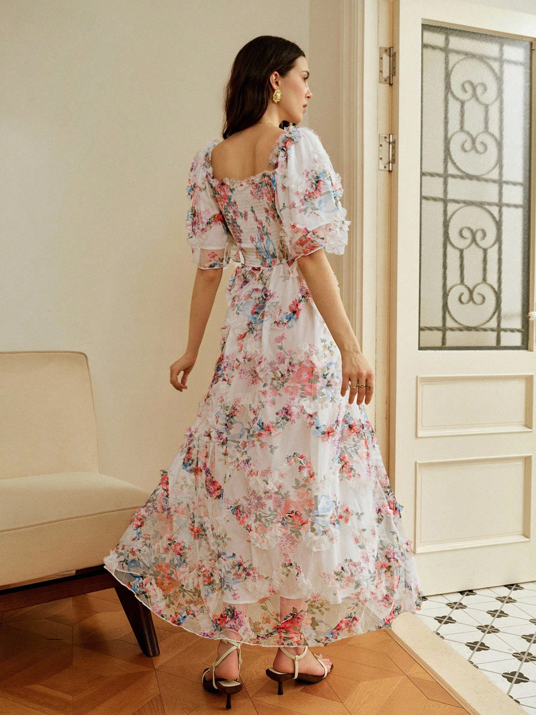 Step into sunshine with the Elegant 3D Floral Ditsy Dress, your go-to vacation companion that combines charm with comfort. Its delicate 3D floral details add a pop of playful texture, while the flattering fit ensures you look effortlessly chic wherever your adventures take you. Perfect for beach strolls or evening cocktails, this dress brings a fun, flirty vibe to your holiday wardrobe.