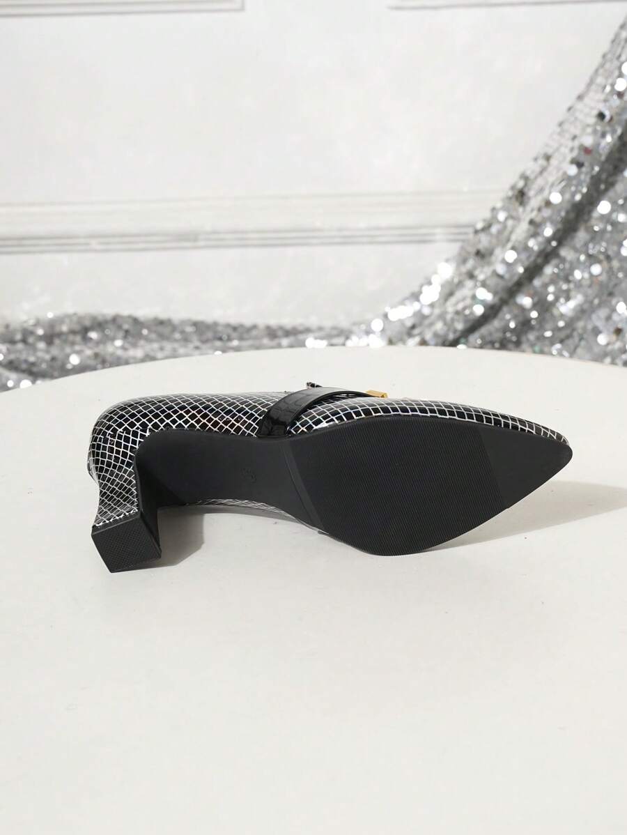 Step up your style game with these Chic Minimalist Pointed Toe Pumps. Featuring a sturdy chunky heel, they’re perfect for powering through your workday with comfort and flair. Their sleek, pointed toe adds a dash of sophistication, making these pumps the ultimate versatile office companion that effortlessly transitions from meetings to after-hours fun.