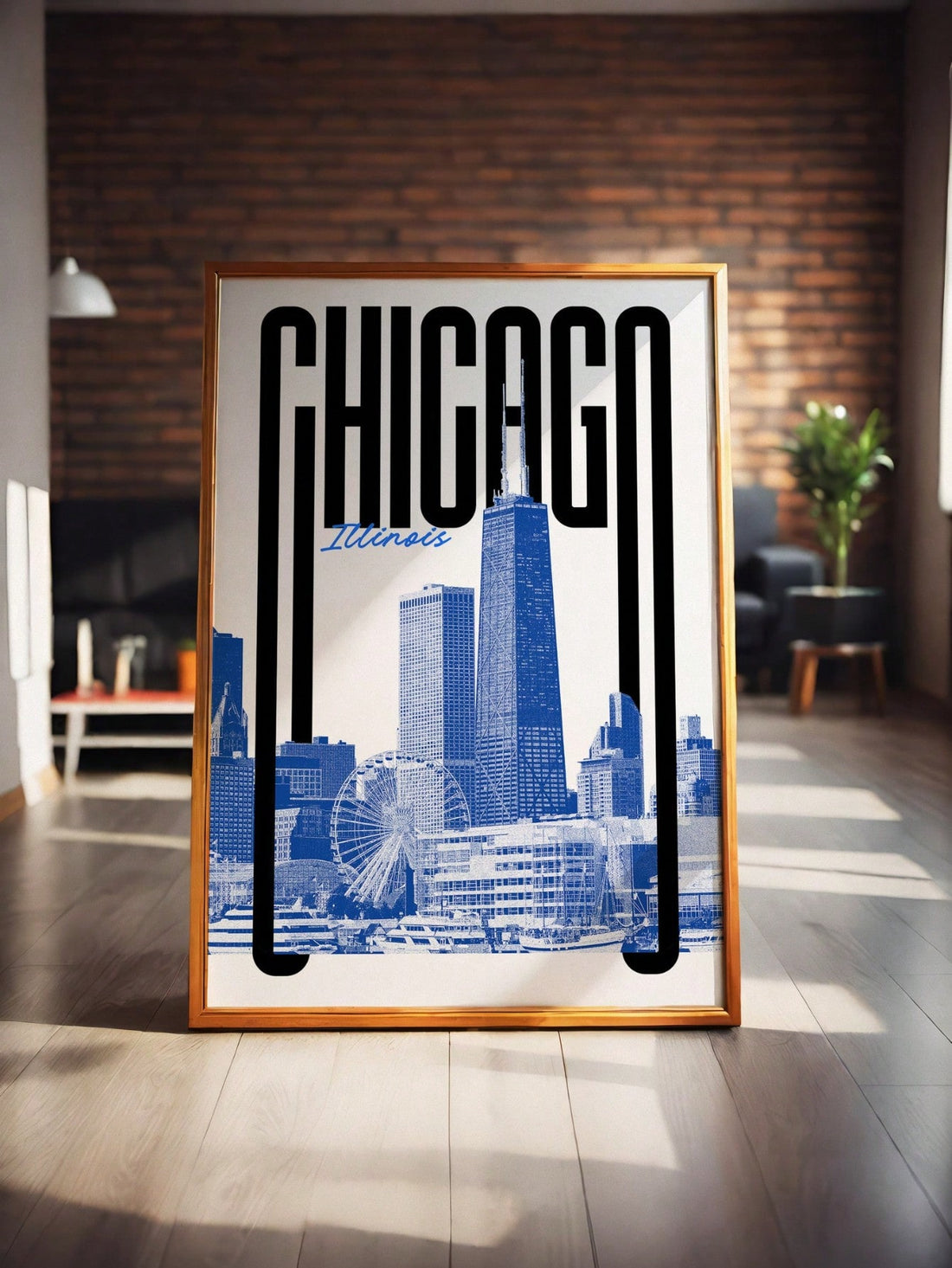 Bring the Windy City vibes to your space with this frameless Chicago Skyline canvas print. Its vintage urban charm adds a nostalgic touch to any bedroom or dorm, sparking city dreams and late-night adventures. Lightweight and ready to hang, it’s the perfect easy upgrade to brighten your walls with a playful cityscape flair.