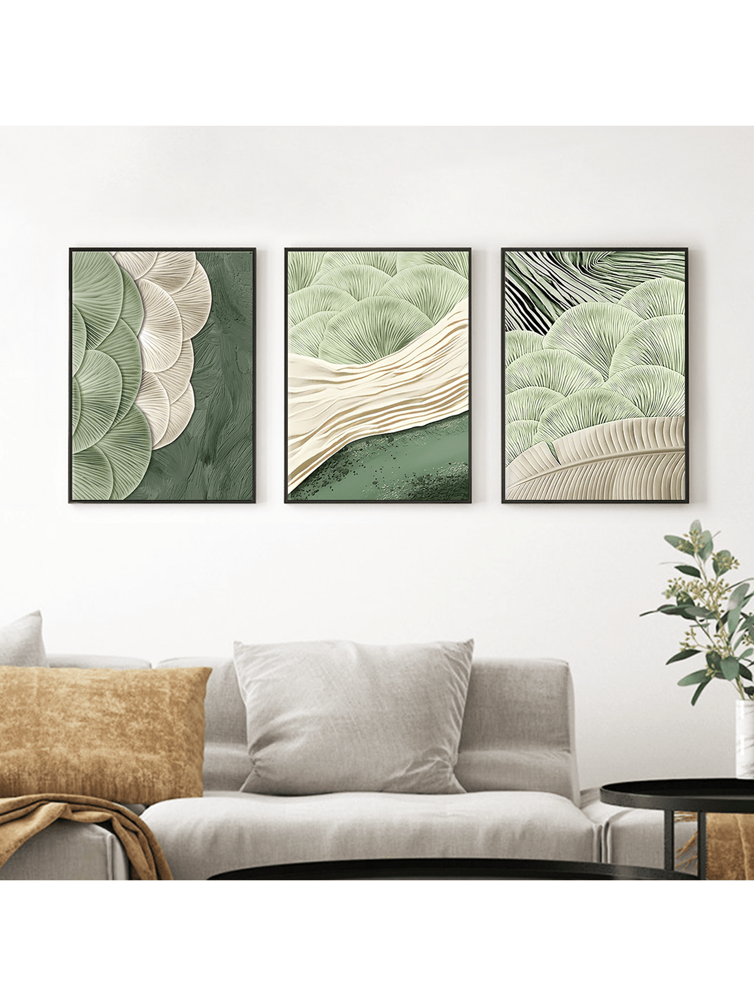 Add a splash of calm with this 3-piece modern abstract wall art set. Featuring soothing earth tones, these playful pieces bring a touch of minimalist charm and warmth to any room. Perfect for those who love simple yet stylish décor that sparks joy without overwhelming the space.