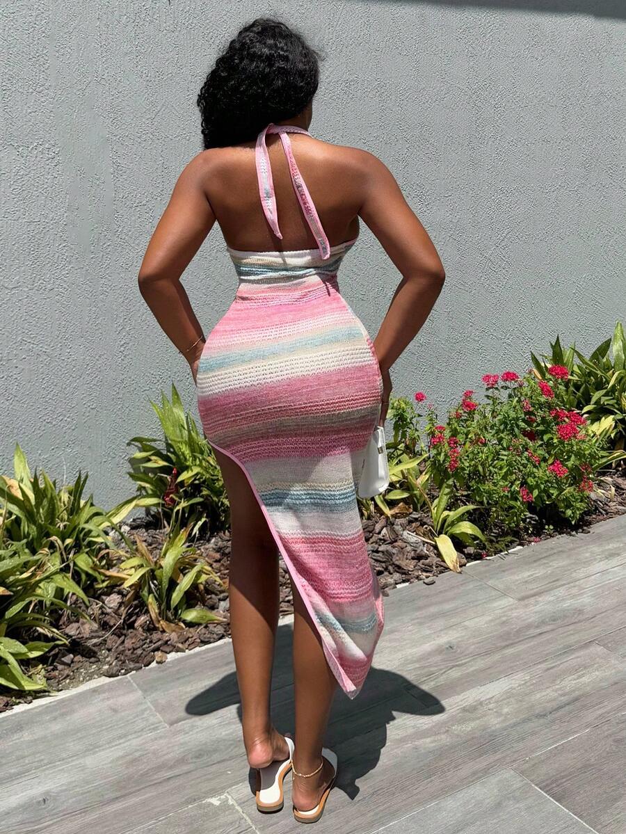 Radiate Summer Vibes with Our Stunning Ombre Halter Dress!

If you're looking for the ultimate "wow" piece for your upcoming getaway, this Ombre Halter Neck Dress is your perfect match. It’s more than just an outfit—it’s a celebration of bold style, youthful energy, and effortless elegance.

Vibrant Color Palette: The sophisticated ombre gradient creates a soft, flowing transition of colors, making you stand out beautifully against golden beaches or at romantic sunset dinners.

Alluring Silhouette: The halt