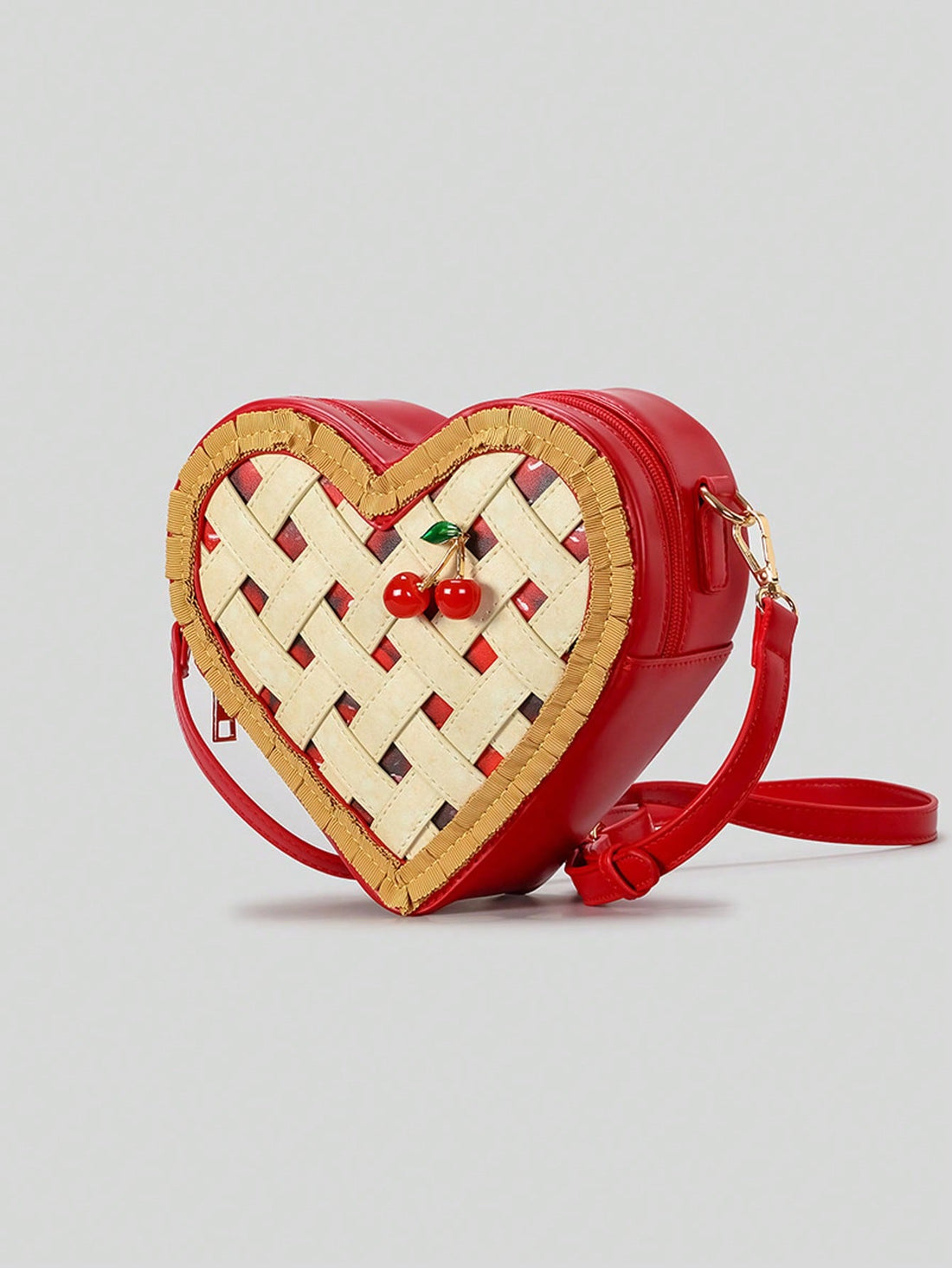 Carry your essentials with a splash of sweetness using this adorable heart-shaped crossbody bag. Featuring a vibrant red color and a charming cherry ornament, it adds a playful touch to any outfit. Perfectly sized for women and girls, this cute shoulder purse combines fun style with everyday functionality. Whether for a casual day out or a special occasion, it’s sure to brighten your look and keep your belongings close.