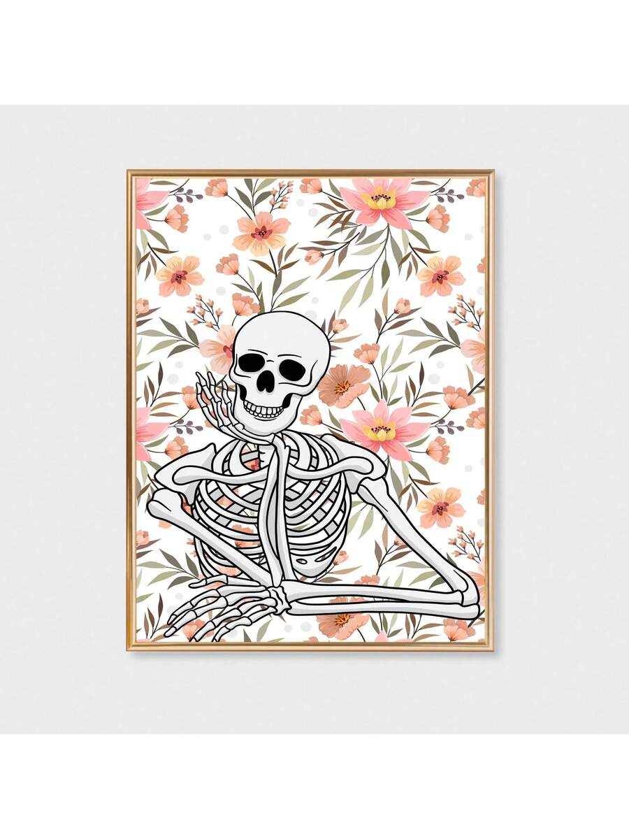 Add a touch of eerie charm to your space with this 3-piece vintage skeleton wall art set. Perfect for Halloween, each piece features spooky, timeless illustrations that bring a playful yet haunting vibe to your home. Hang them together for a striking focal point that captures the spirit of the season with a classic twist.