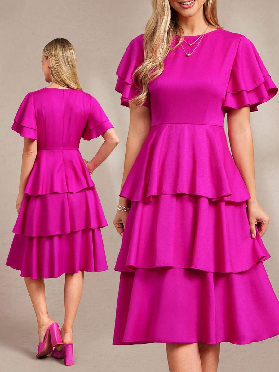 Step into sunshine with this Elegant Floral Print Midi Dress, featuring charming ruffle sleeves that add a flirty twist to your everyday look. Perfect for spring, summer, and autumn, its breezy design keeps you comfortable while turning heads wherever you go. Embrace effortless style and playful vibes all season long!