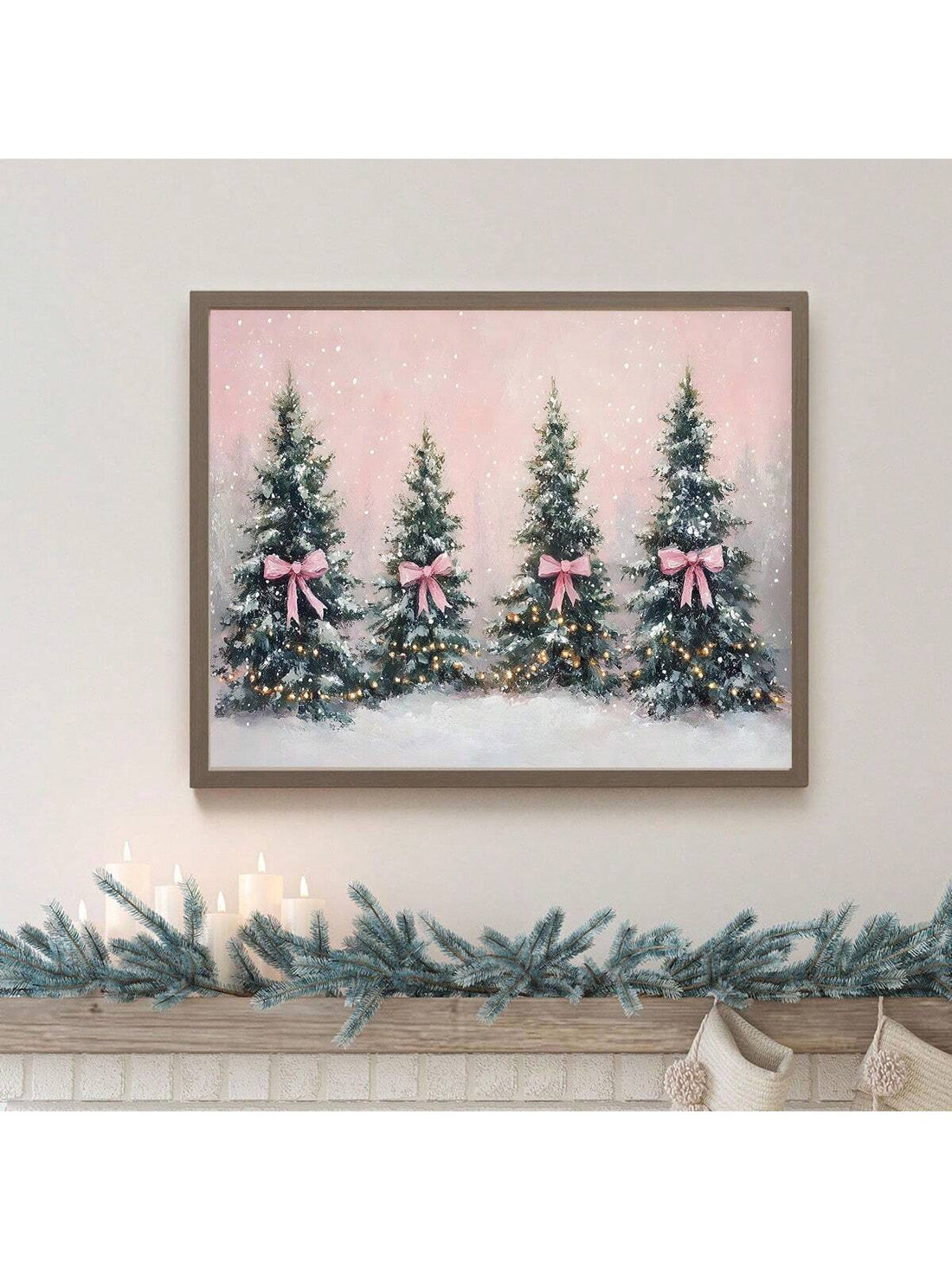 Bring festive charm to your walls with this delightful vintage-inspired Christmas tree canvas art! Featuring a classic evergreen adorned with a charming pink bow, this piece perfectly blends nostalgic holiday spirit with modern style. The soft, muted tones create a warm, inviting atmosphere that complements any room's décor. Whether you're decorating for the season or keeping Christmas magic alive year-round, this canvas adds personality and seasonal flair to your space. A playful twist on traditional holid