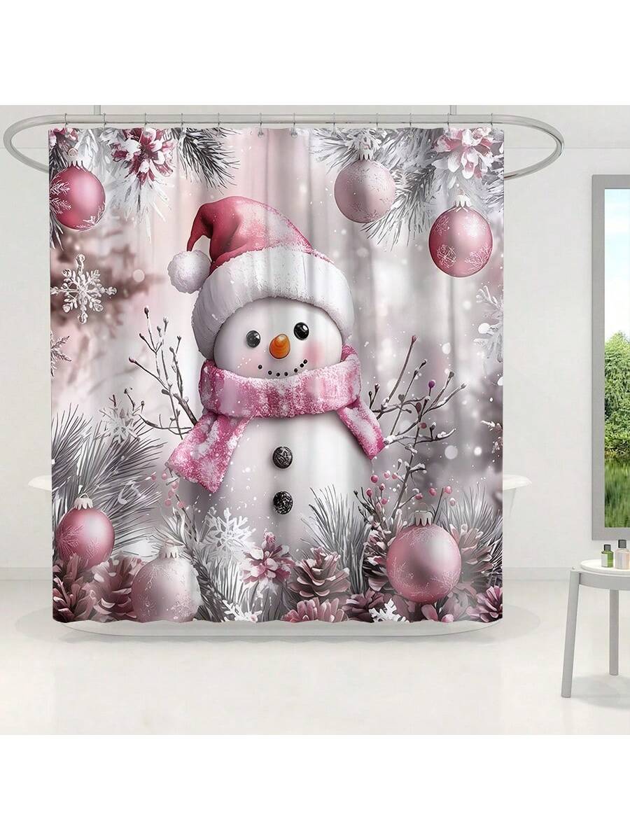 Bring a splash of fun to your bathroom with this adorable cartoon puppy shower curtain. Featuring a charming black and white line drawing, it adds a stylish yet playful touch to your space. Made from waterproof material, it keeps your bathroom dry and fresh. Comes with 12 sturdy hooks for easy installation and a perfect fit. Brighten your daily routine with this cute and practical decor piece!