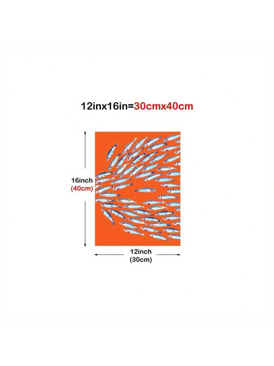 Inject a splash of fun retro vibes into your home with this Vibrant Sardine Abstract Canvas Art. Its waterproof design means it’s ready for any space, from lively kitchens to playful bathrooms. The bold colors and quirky sardine motif bring a joyful energy that's sure to brighten your modern décor. Perfect for those who love a cheeky twist on classic style!