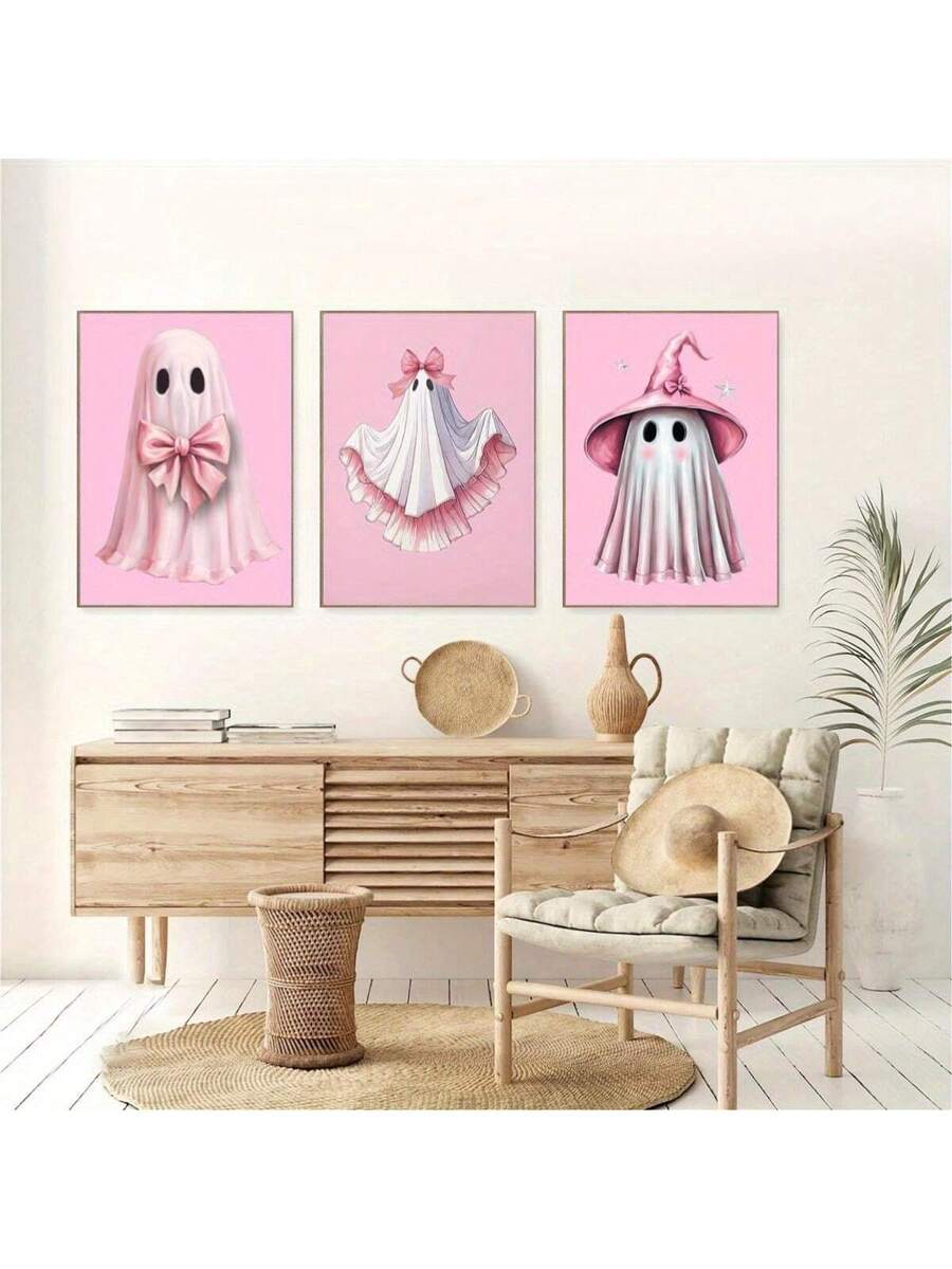 Bring a touch of playful charm to your space with this whimsical 3-piece frameless canvas set featuring adorable monkey illustrations. Perfect for bedrooms or living rooms, this lively artwork adds fun and personality without overwhelming your decor. Lightweight and easy to hang, it effortlessly brightens any wall with a cheerful vibe.