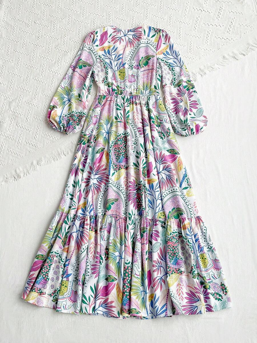 Step into effortless charm with this Bohemian Floral V-Neck Lace Dress, perfect for weddings, festivals, and holiday celebrations. Its delicate lace and vibrant floral patterns bring a playful touch to any occasion, while the flattering V-neck silhouette keeps you comfortable and stylish all day long. Dance, mingle, and celebrate in a dress that’s as lively and unique as you are.