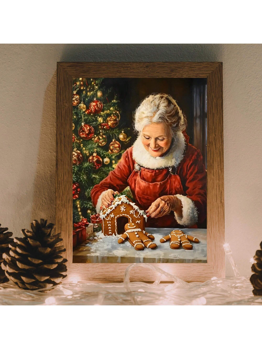 Bring nostalgic holiday magic into your home with this charming vintage Santa canvas art! Featuring a classic jolly Saint Nick design, this festive piece captures the warmth and wonder of traditional Christmas celebrations. Whether displayed in your kitchen, living room, or entryway, it instantly transforms any space into a cozy winter wonderland. The timeless aesthetic pairs beautifully with both modern and rustic décor, making it the perfect addition to your seasonal decorating. Celebrate the spirit of th