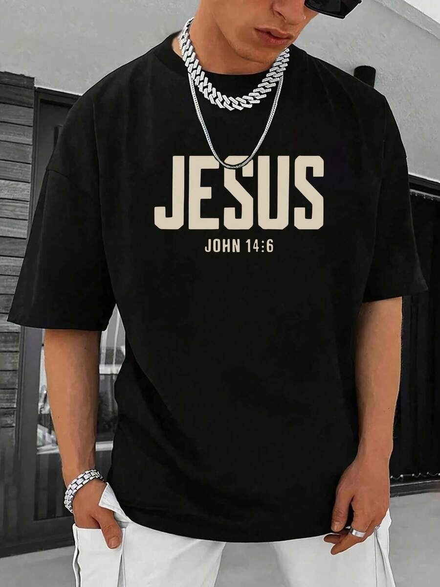 Show your faith with a fun twist in the Bold Faith Men's Christian T-Shirt. Featuring "THE WAY THE TRUTH THE LIFE" boldly paired with a striking mountain design, this tee is perfect for believers who love a bit of adventure and inspiration. Comfortable, stylish, and full of meaning, it's a great gift to spread positive vibes and faith wherever you go.