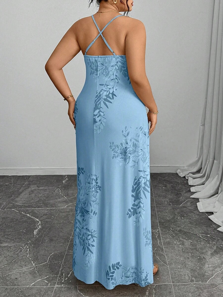 Step into sunshine and smiles with the Elenzga Plus Size Floral Print Cami Dress! This playful summer favorite blends comfy vibes with vibrant floral charm, making it your go-to for picnics, parties, or just feeling fabulous. Its flattering cut and breezy fabric keep you cool and confident no matter where the day takes you. Get ready to twirl through every occasion with effortless elegance and a splash of fun!