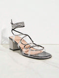 Special occasion heeled sandals for wedding prom and party image 20