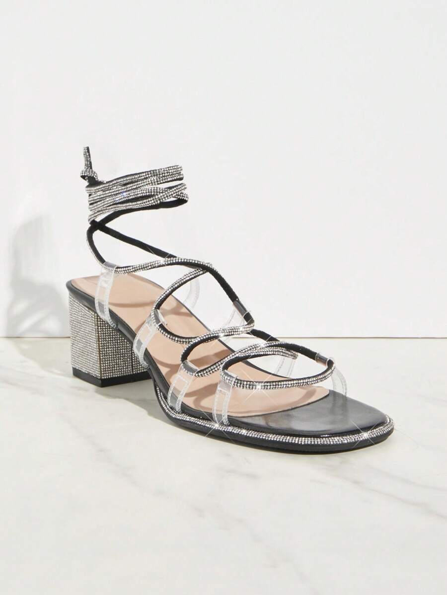Special occasion heeled sandals for wedding prom and party image 20