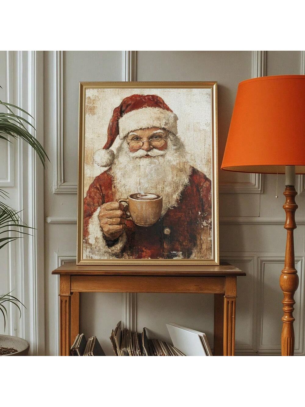 Bring holiday cheer and caffeine vibes together with this charming vintage Santa Claus coffee poster! Perfect for adding rustic warmth to your kitchen, café, or cozy corner, this festive wall art blends nostalgic Christmas spirit with coffee-lover aesthetics. The weathered, retro design captures that beloved vintage feel while celebrating everyone's favorite seasonal beverage. Whether you're decorating for the holidays or keeping the Christmas magic alive year-round, this poster is sure to spark smiles and 