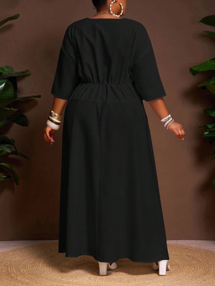 Flow into spring and summer with this Elegant Plus Size White Maxi Dress! Its breezy A-line silhouette and casual V-neck with short sleeves make it effortlessly chic and comfy. Perfect for sunny days or spontaneous adventures, this dress celebrates curves with a playful touch of ease and style. Embrace warmth and elegance in one beautiful, flattering look.