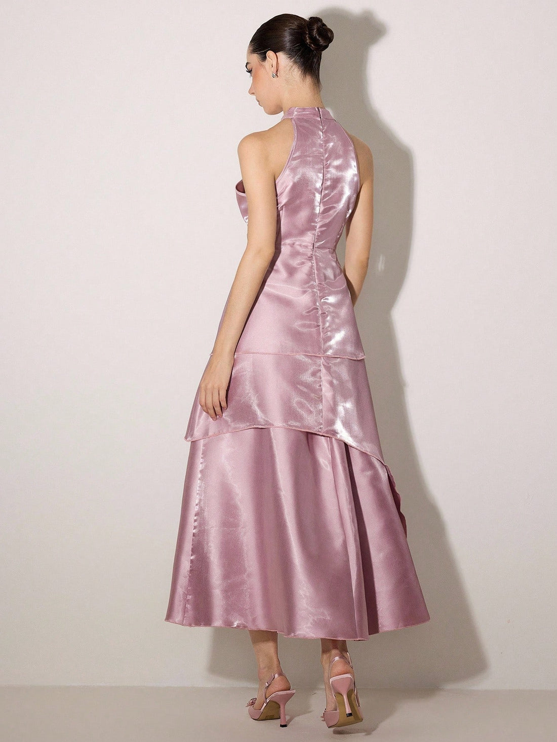 Twirl into the spotlight in this stunning ruffled hem dress that's practically begging for a celebration! With its elegant silhouette and charming layered details, you'll feel like the guest of honor at every event. Whether it's your birthday bash, anniversary dinner, or that special occasion you've been waiting for, this dress delivers effortless sophistication with a playful edge. The graceful ruffles add movement and dimension, ensuring you'll turn heads while feeling absolutely fabulous. Dress it up wit