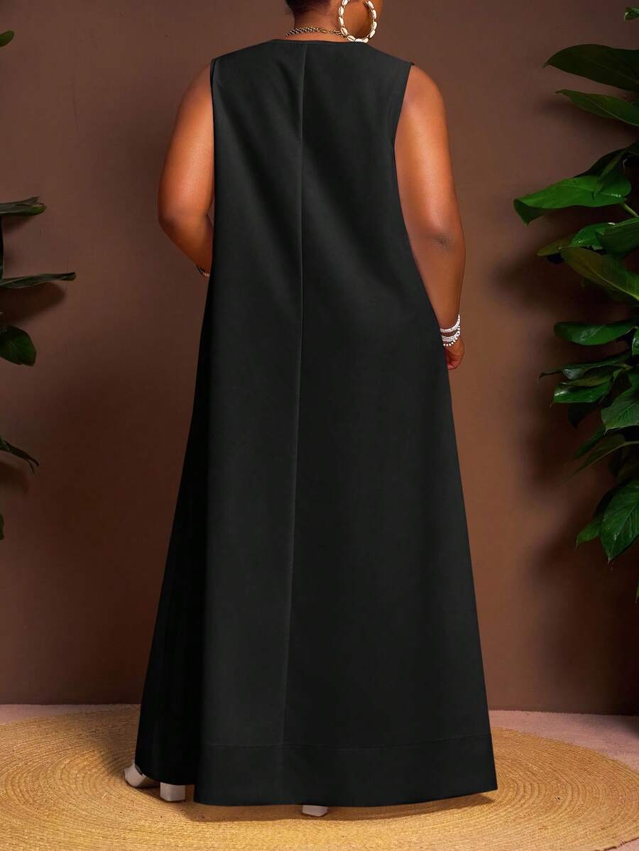 Step into sunny days with this plus size solid white maxi dress designed for effortless charm. The playful irregular hem adds a twist to classic simplicity, making every step feel breezy and free. Perfect for your 2025 spring and summer casual adventures, this dress pairs comfort with a whimsical touch that keeps you stylishly cool all season long.