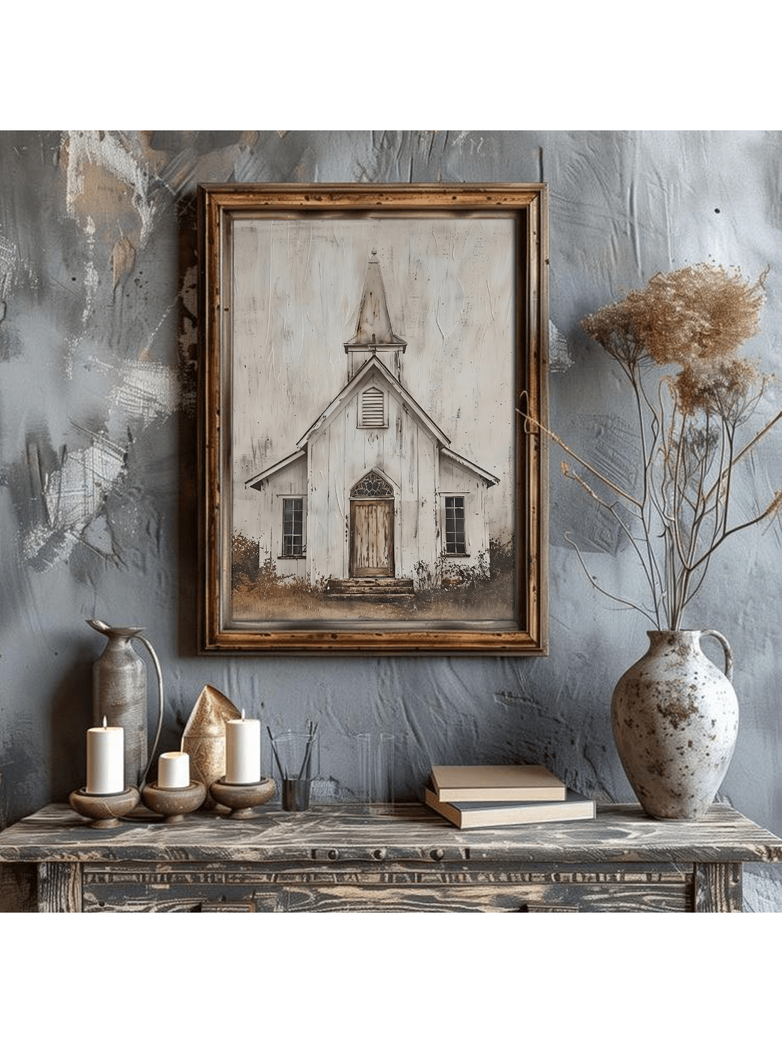 Add a touch of timeless charm to your space with this Vintage Rustic Church Canvas Wall Art. Its weathered look and classic design bring cozy, nostalgic vibes that spark conversations and warm hearts. Perfect for art lovers craving a bit of history and style—or as a thoughtful gift for someone who appreciates soulful decor. Brighten any room with a piece that tells a story!