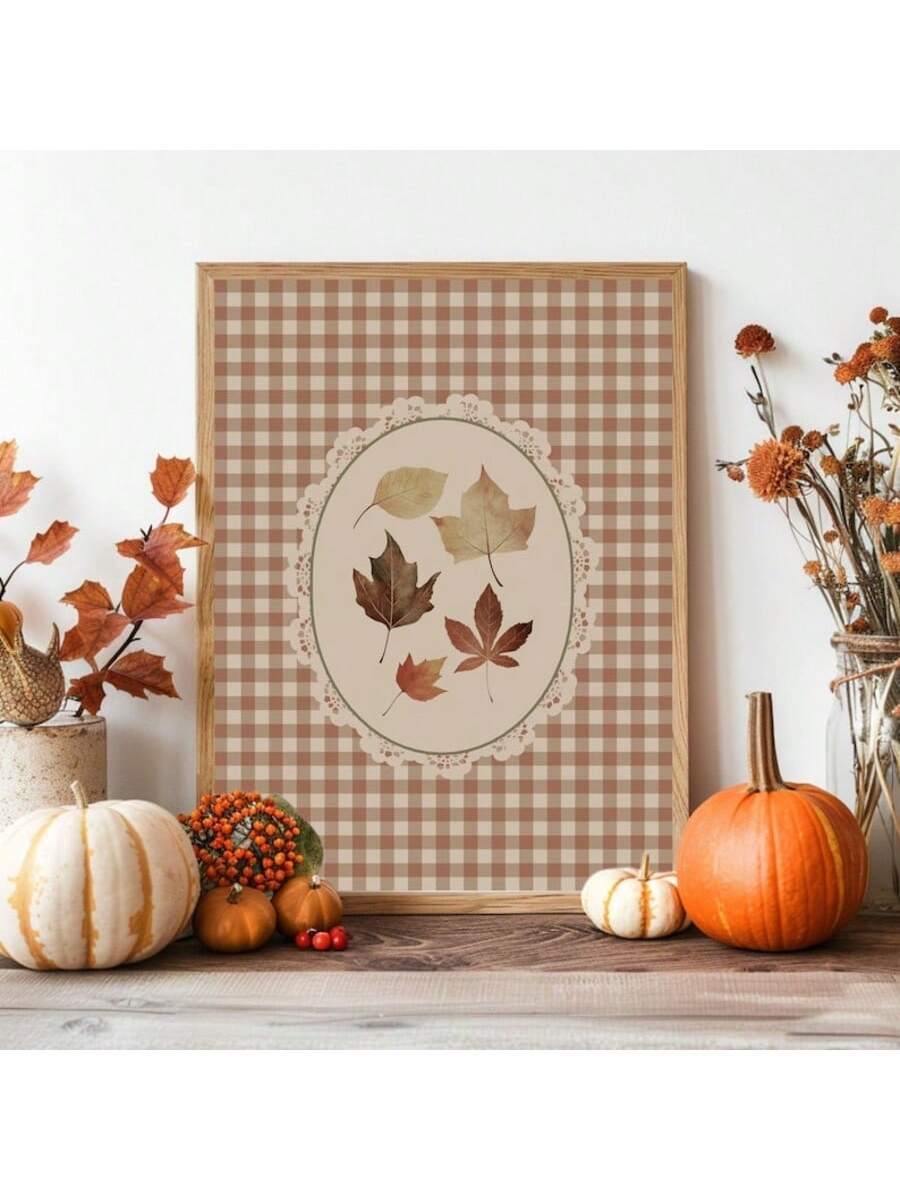 Bring the warmth of autumn indoors with this Charming Vintage Fall Botanical Wall Art. Featuring delicate autumn leaves on a canvas, it adds a cozy, nostalgic touch to your living space. Perfect for creating a playful yet inviting atmosphere, this piece celebrates the beauty of fall in a timeless vintage style.