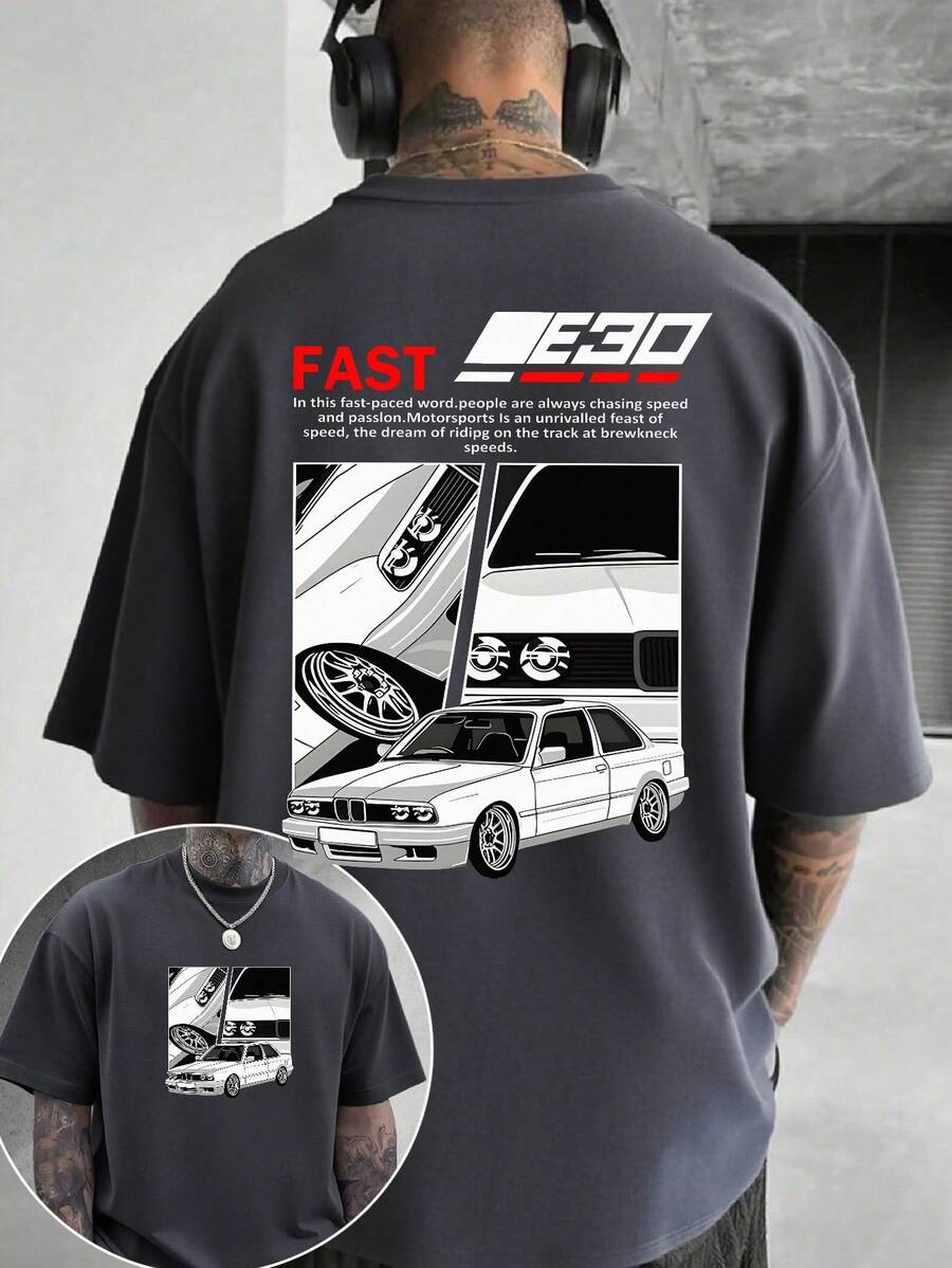 Rev up your style with this Fast Car Graphic T-Shirt! Made from soft, classic cotton, it offers all-day comfort whether you're cruising the streets or just dreaming of your next ride. Perfect for car lovers who want to showcase their passion with a bit of playful flair. Get ready to turn heads and spark conversations wherever you go!