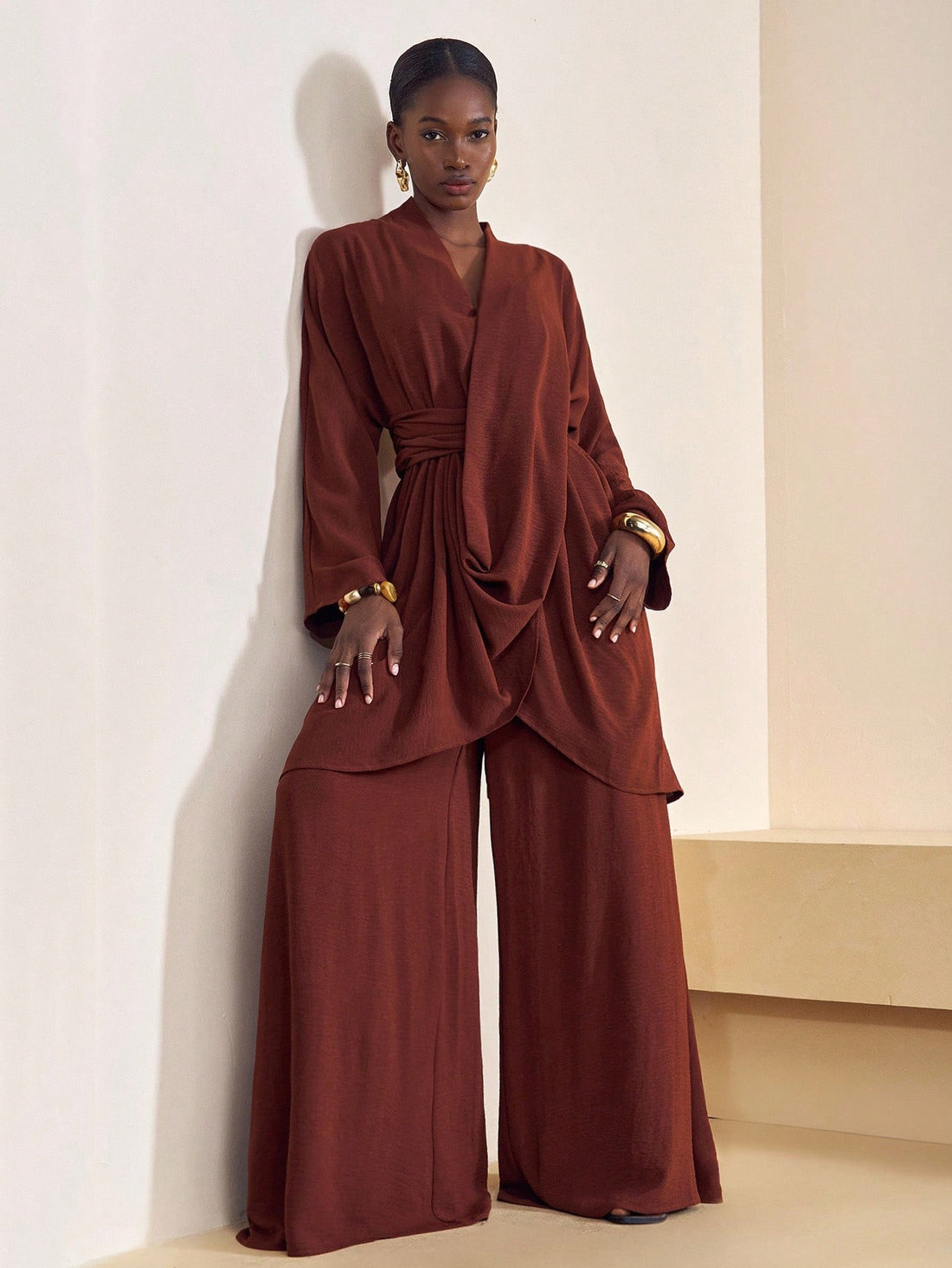 Effortlessly chic meets comfort in this breezy 2-piece linen set! The cross-wrap top features a flattering silhouette that moves with you, while the wide-leg pants offer that coveted relaxed vibe. Perfect for festival hopping, beach days, or whenever you want to look put-together without trying too hard. Lightweight linen keeps you cool and breathable, making this set your go-to for any casual adventure. Mix, match, and make it yours!