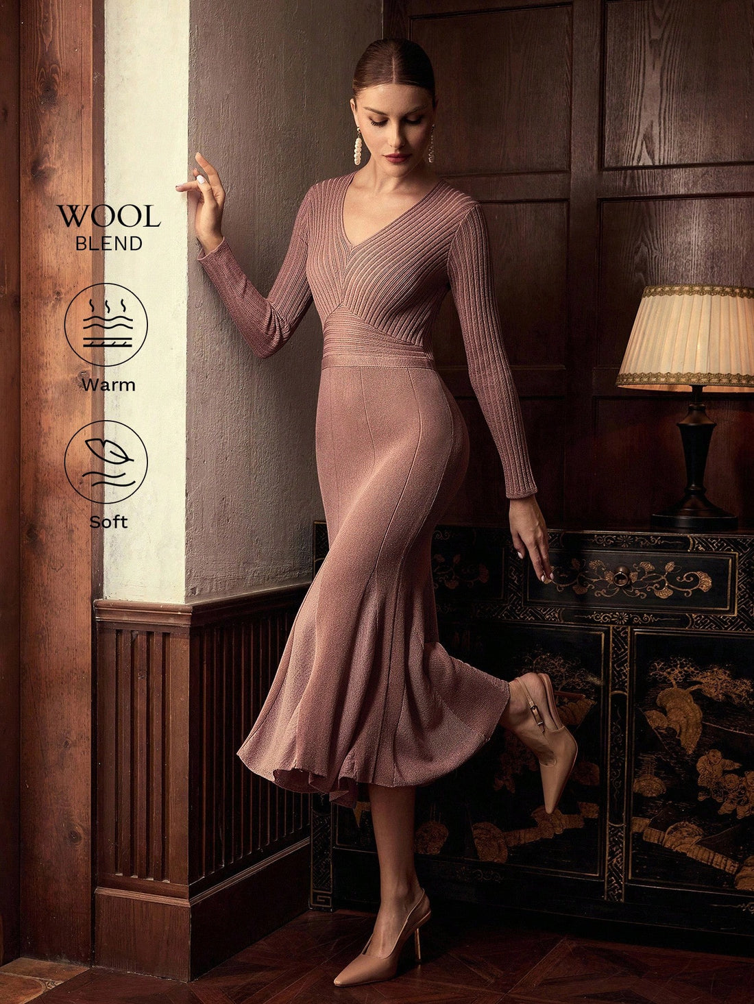 Turn heads this season with our Elegant V-Neck Mermaid Hem Ombre Dress, designed to dazzle through autumn and winter evenings. Its flattering V-neck and flowing mermaid hem create a silhouette that's both graceful and fun. The soft ombre colors add a touch of whimsy, making it the perfect pick for memorable nights out or special occasions. Slip into elegance and let your style sparkle!