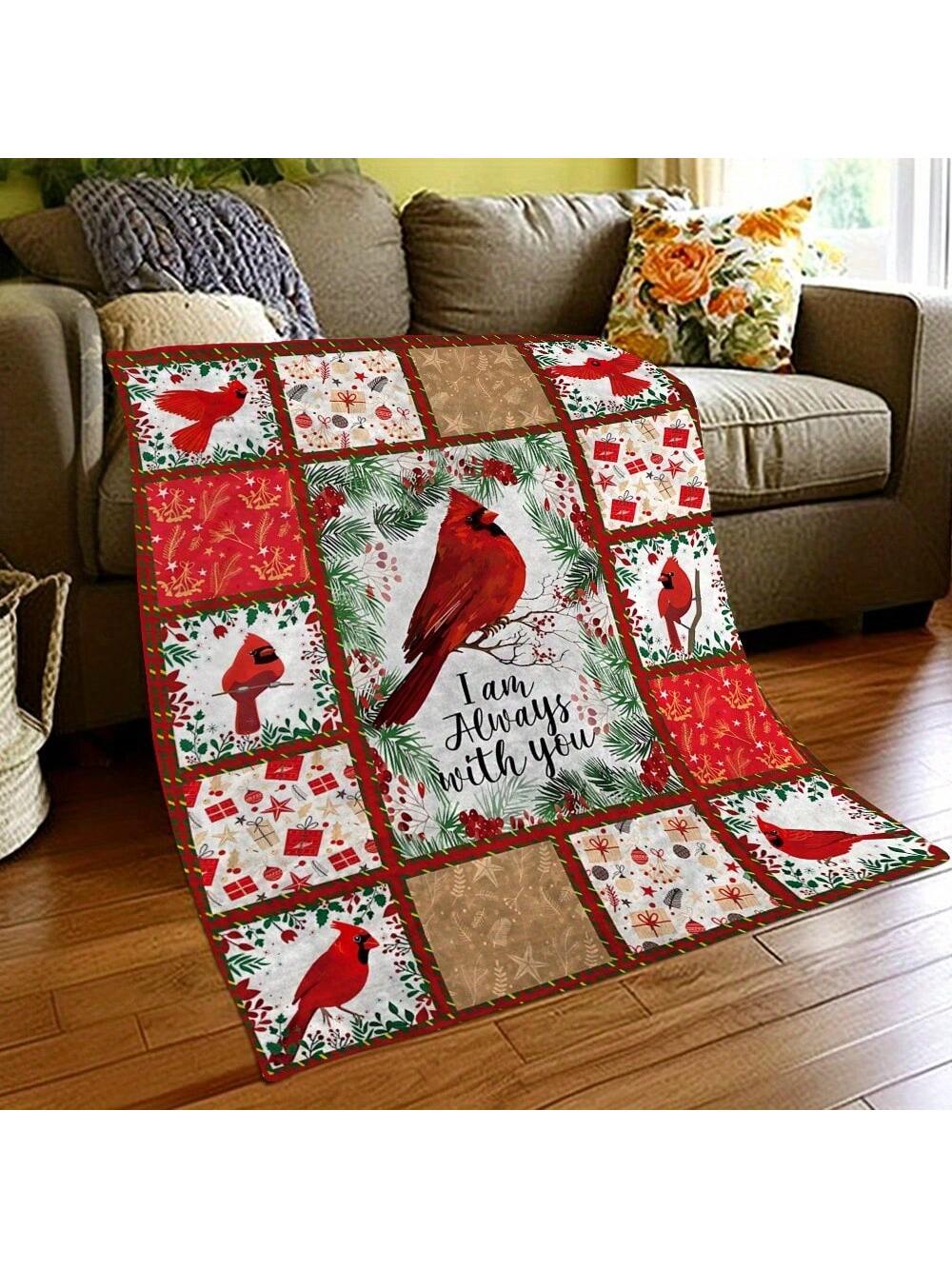Wrap up your loved ones in warmth and cheer with the Cozy Cardinal Printed Flannel Blanket! Soft, snuggly, and irresistibly festive, it’s the perfect companion for chilly nights and holiday cuddles. With its charming cardinal design, this blanket brings a playful splash of nature’s beauty right into your home—ideal for gifting friends and family who appreciate cozy comfort and seasonal style.